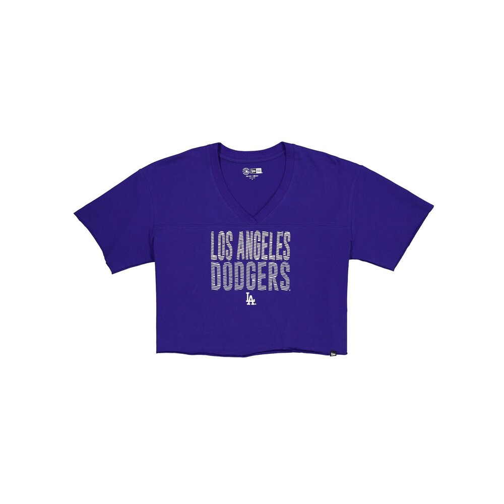 New Era Los Angeles Dodgers Active Women's V-Neck T-Shirt - Size S